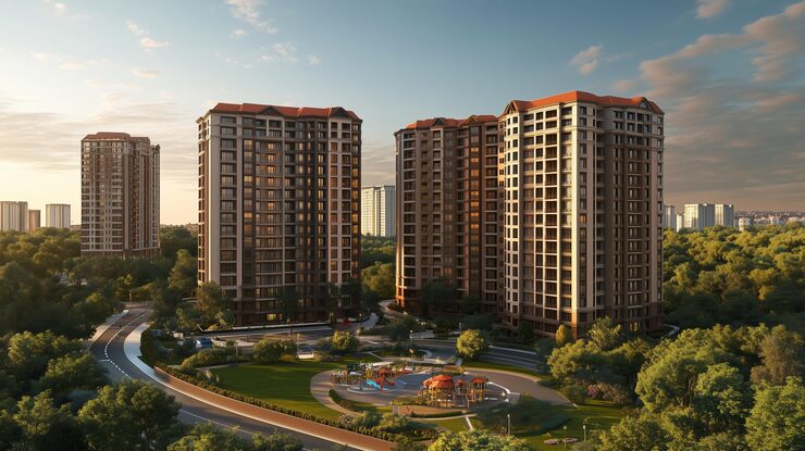 Sobha Elysia pre launch luxury residential tower in Gift City Gandhinagar with premium facade