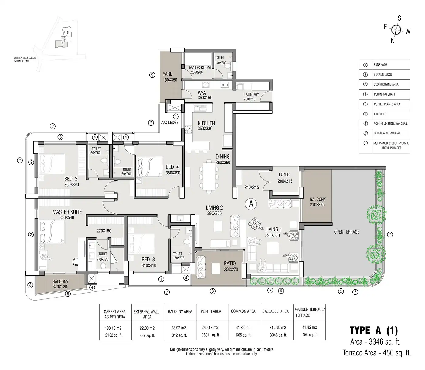 4 BHK duplex floor plan design Sobha Mullur